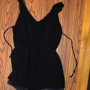 Super cute black sienna sky romper!!